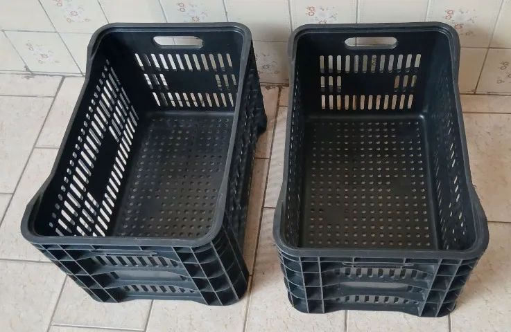 Engradados Caixa Plástica Vazada 55x36x31cm (2 Unidades)