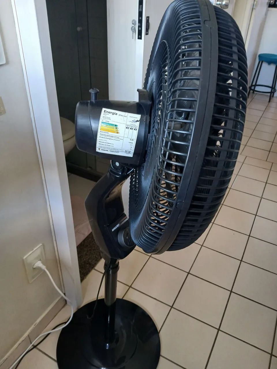 Ventilador mallory preto  - Foto 2