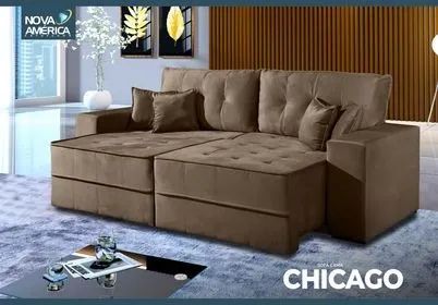 Sofá Cama Geneva Retrátil 2,30m - Entregamos! - Foto 3