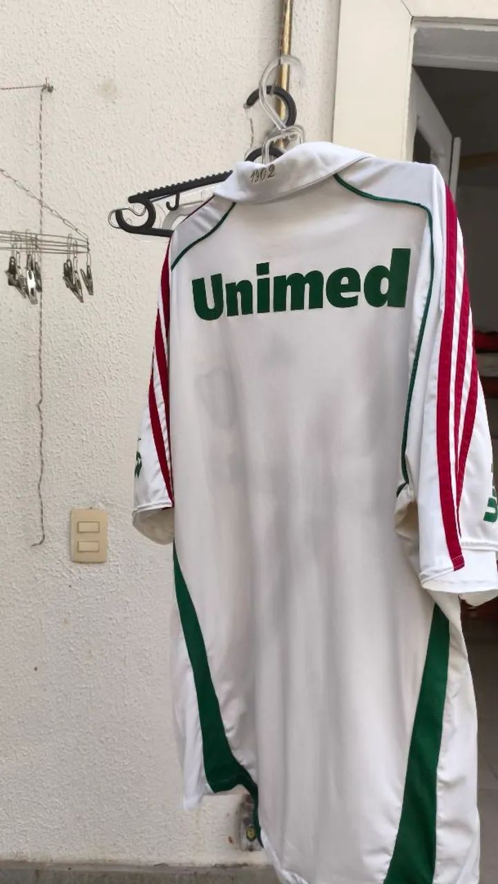 Camisa Adidas f Fluminense 2009 G branca  - Foto 4