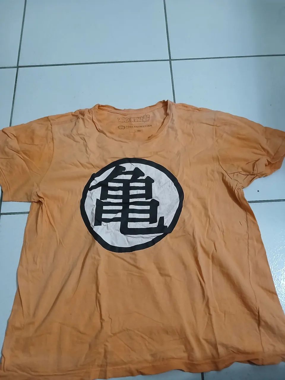 Camisa de algodão laranja