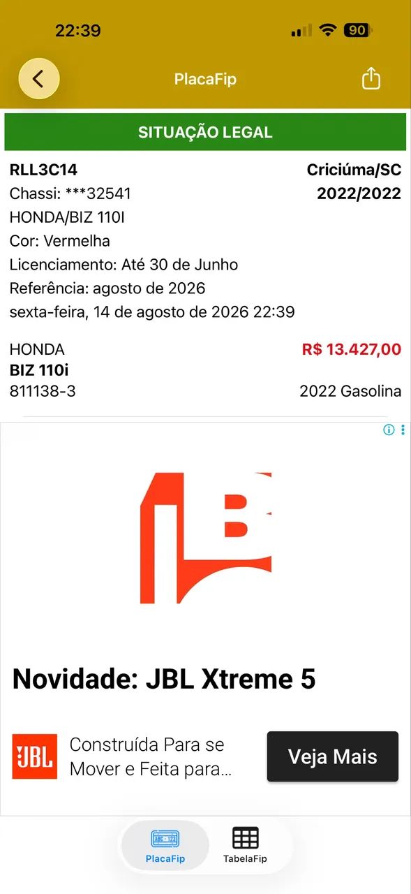 Biz abaixo da fipe  - Foto 4
