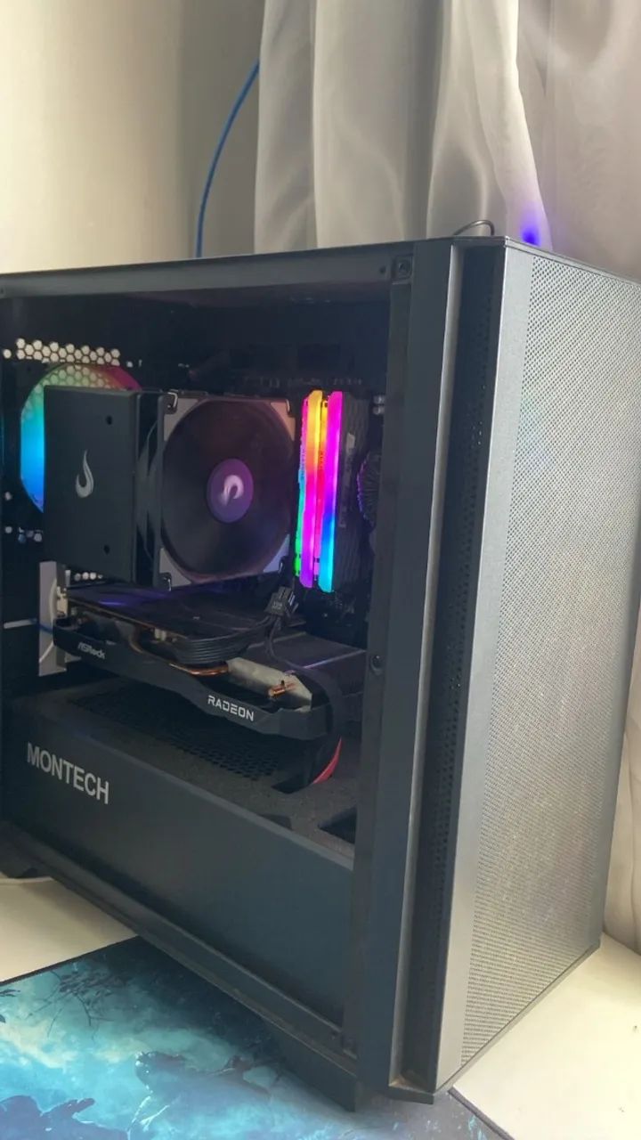 Pc Gamer Ryzen 5 + 32gb Ram + RX 6600 - Computadores e Desktops