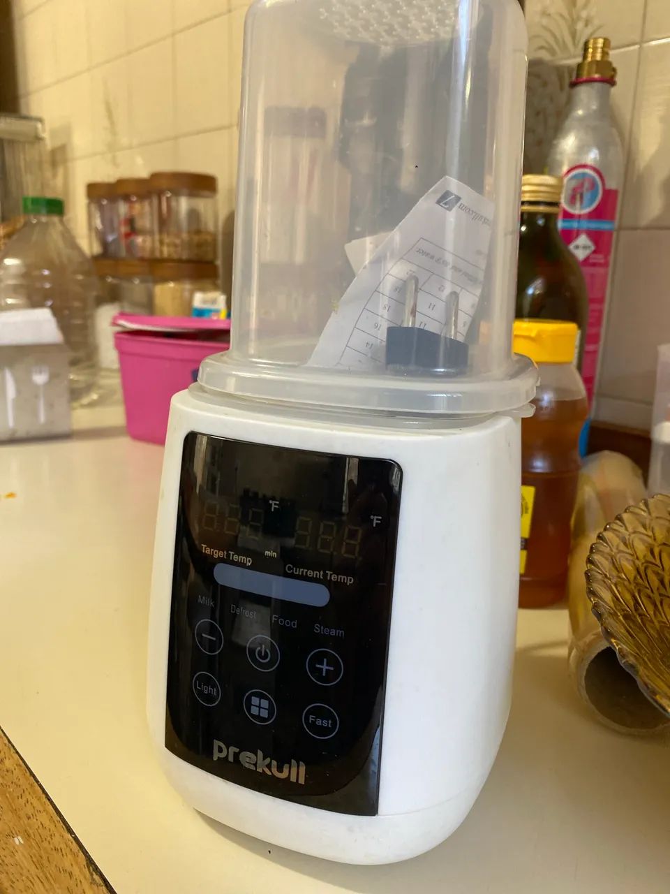 Aquecedor de leite e esterilizador de mamadeiras