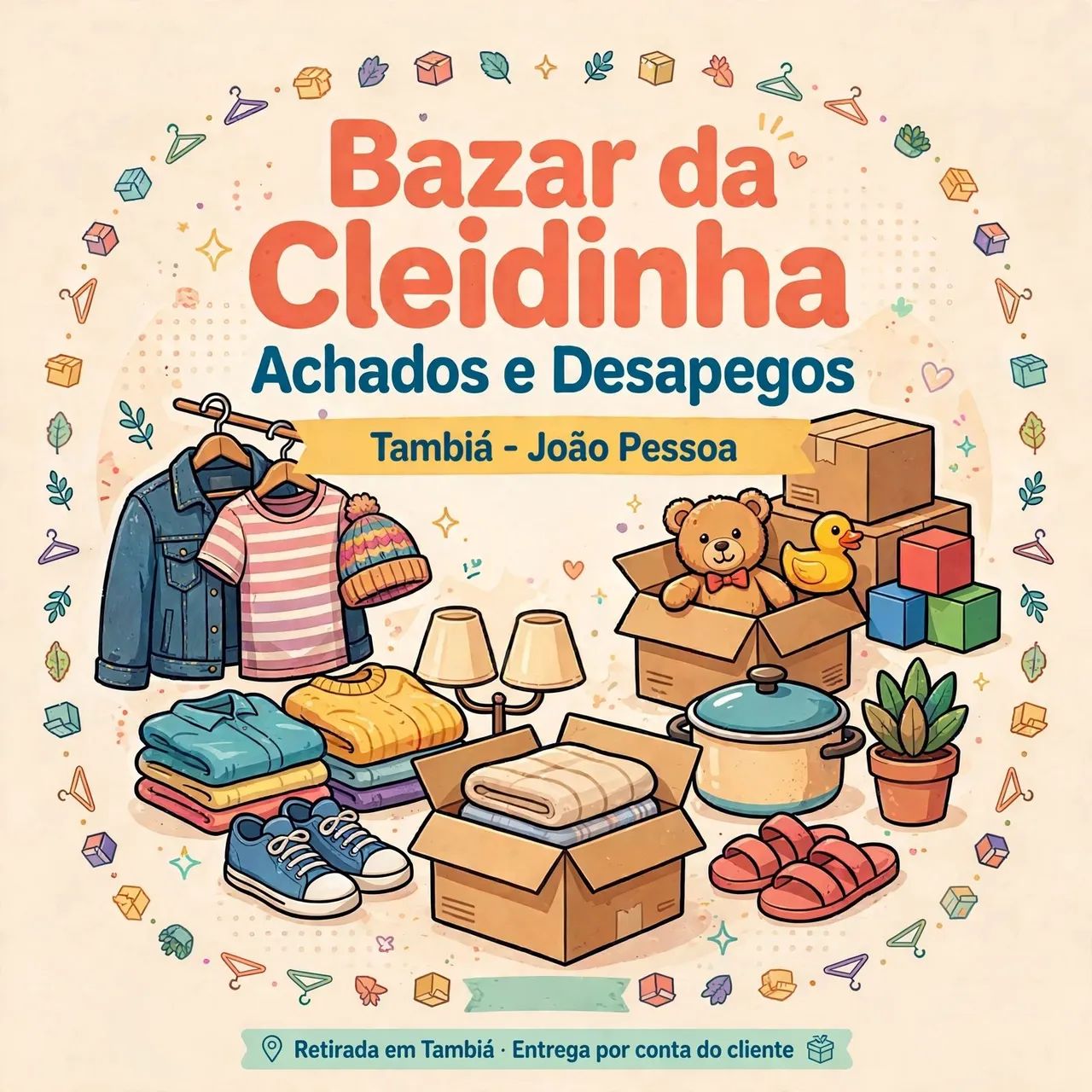 BAZAR DA CLEIDINHA...ACHADOS E DESAPEGOS