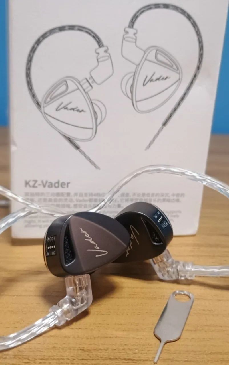 Fone KZ VADER 6 Drivers - FLAT - Foto 2