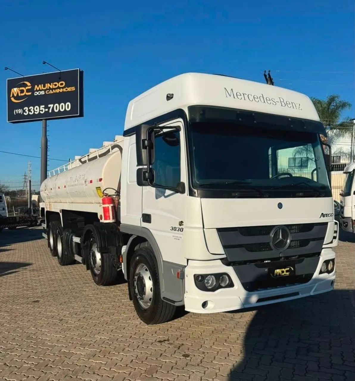 MB Atego 3030 ANO 2019 AUTOMATICO 8X2 TANQUE - Foto 3