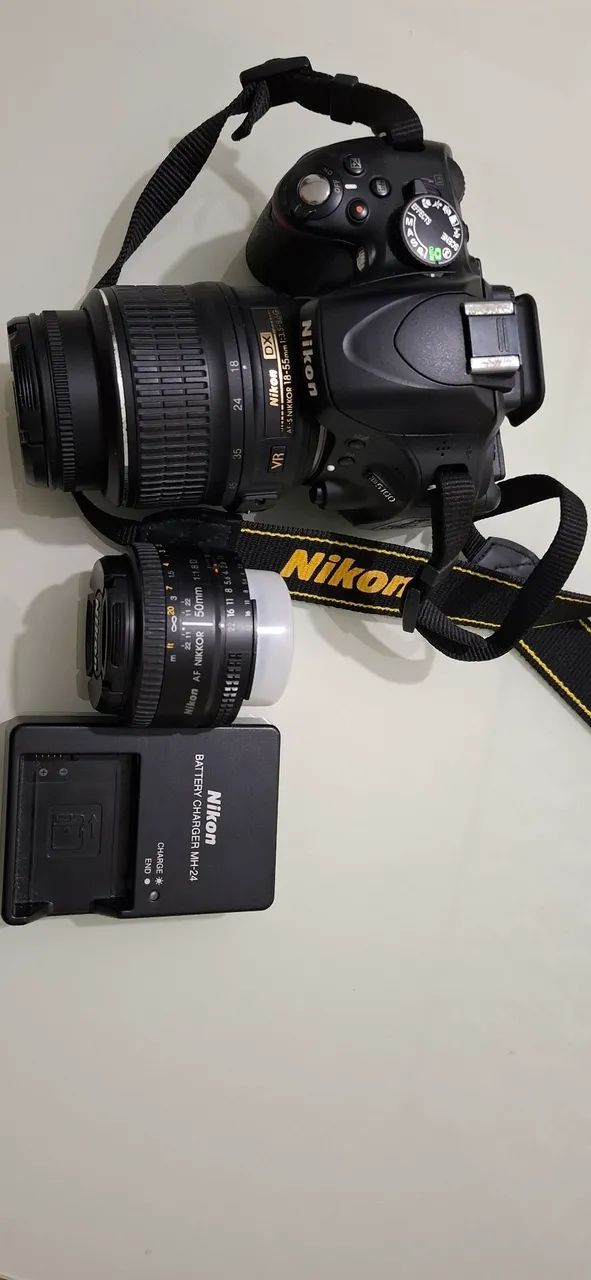 Câmera semi profissional Nikon D5100 com 2 lentes - Foto 4