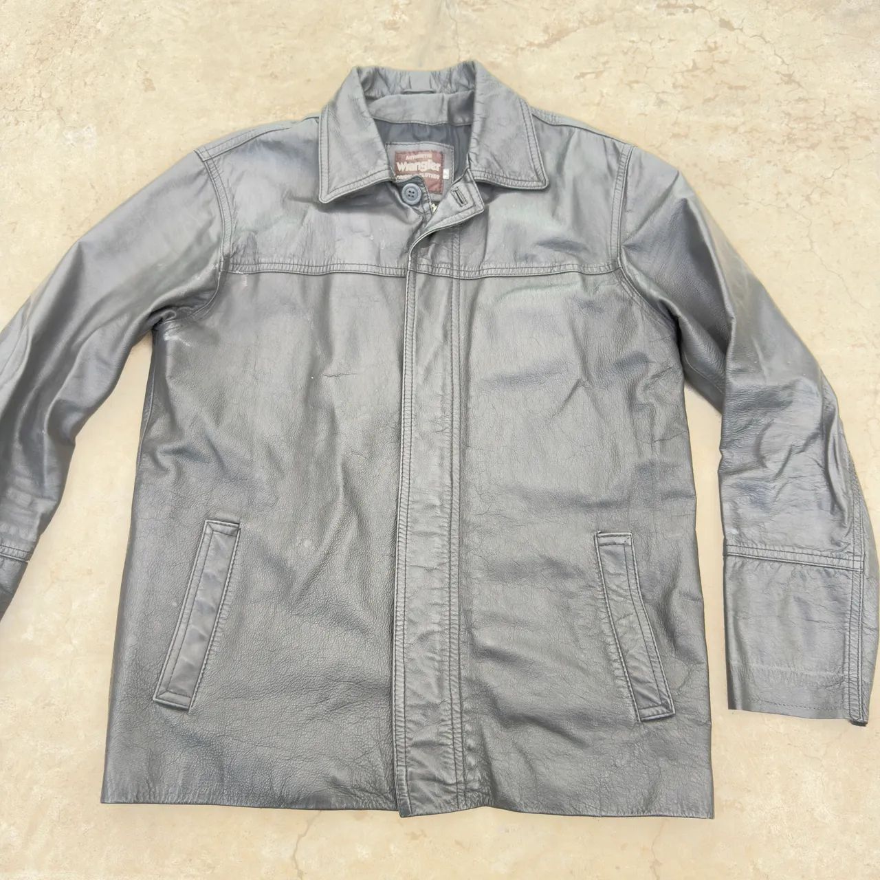 Jaqueta de couro wrangler - Foto 5