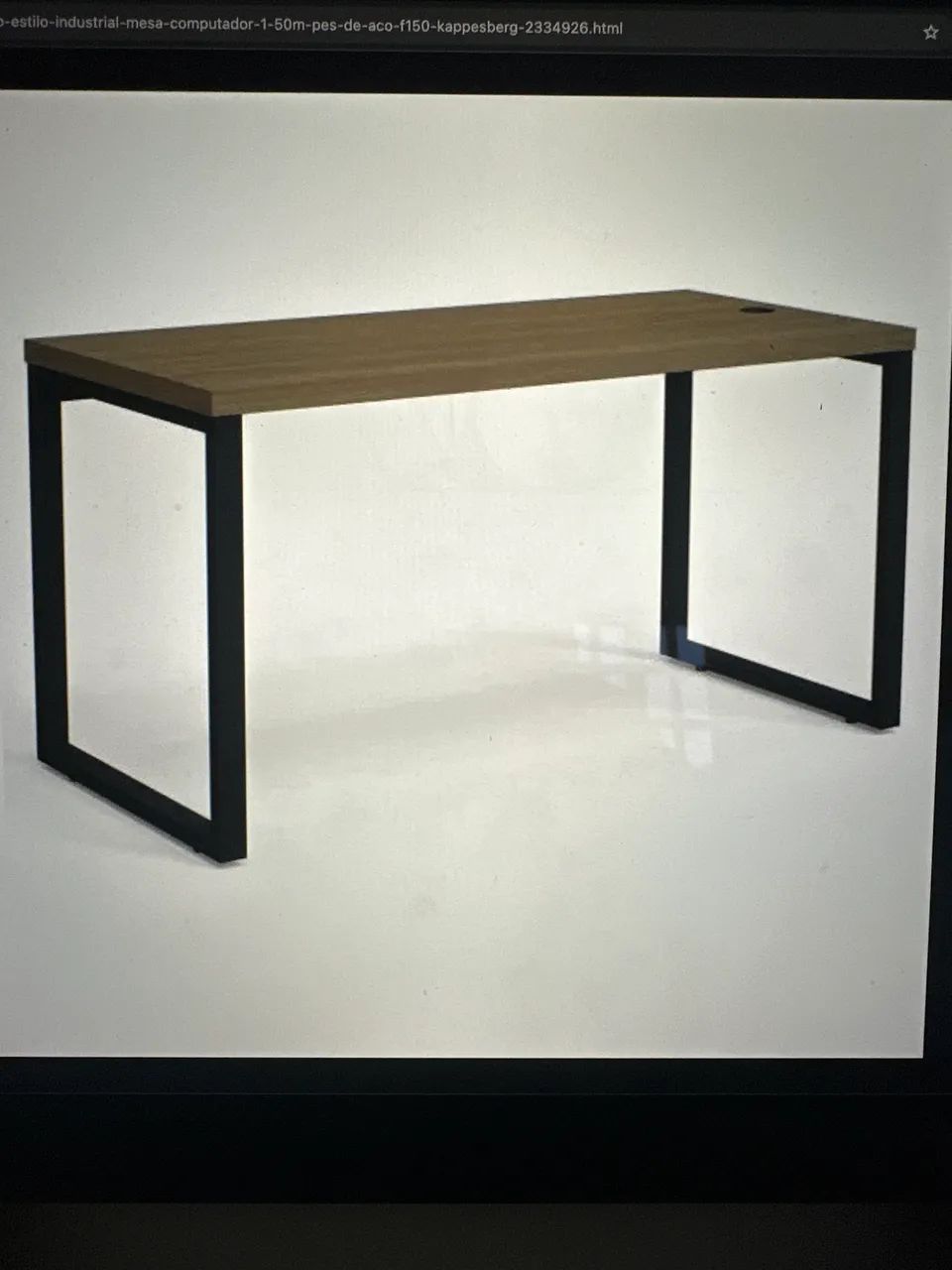 Mesa para escritório diretor 150cm office - Foto 3