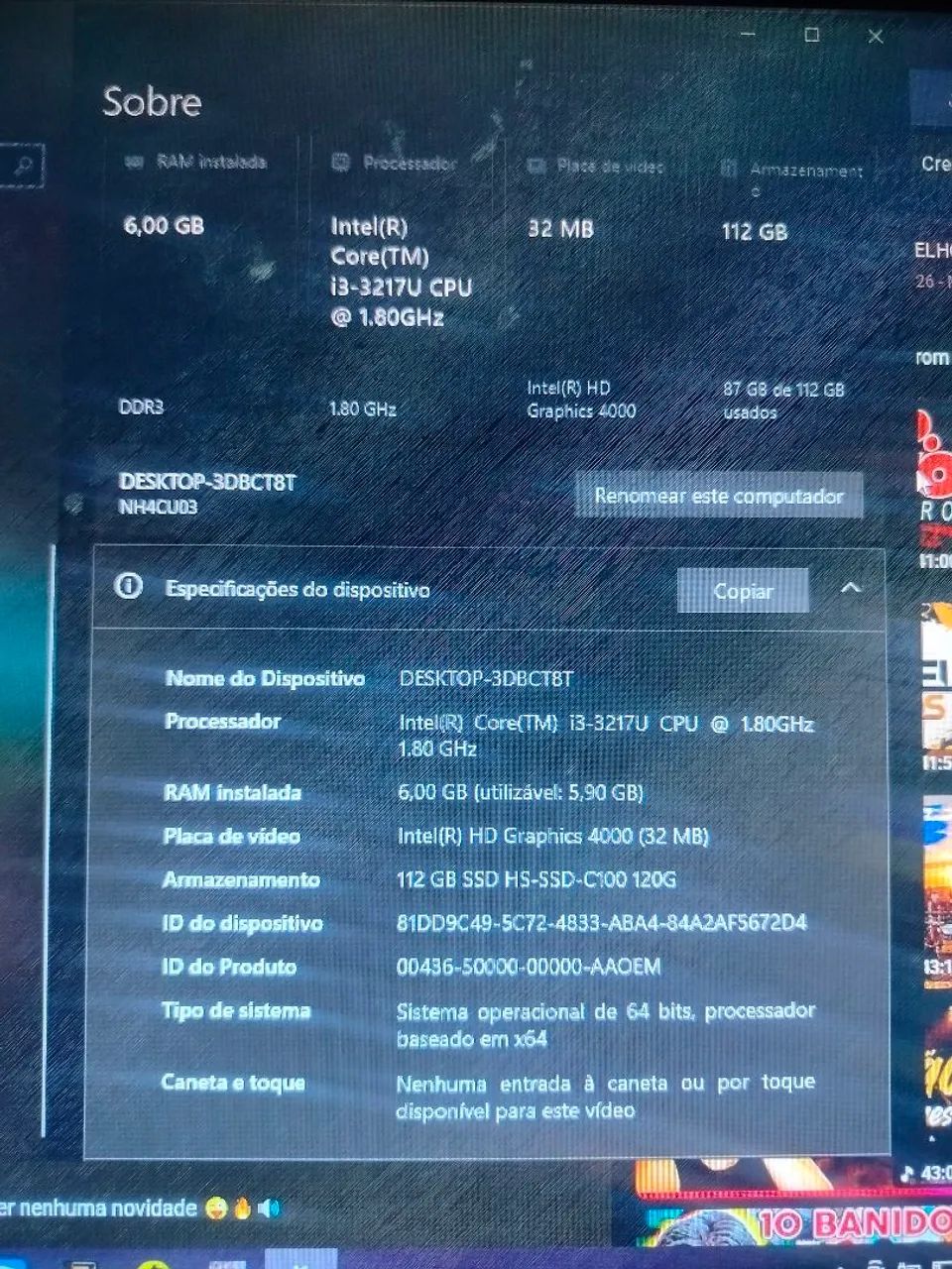 Notbook CCE 6RAM + 112SSD - Foto 4