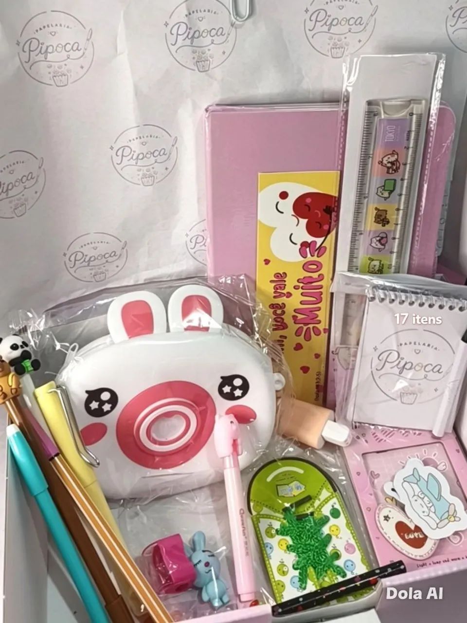 Papelaria Pipoca Kit 10 UN - Foto 5