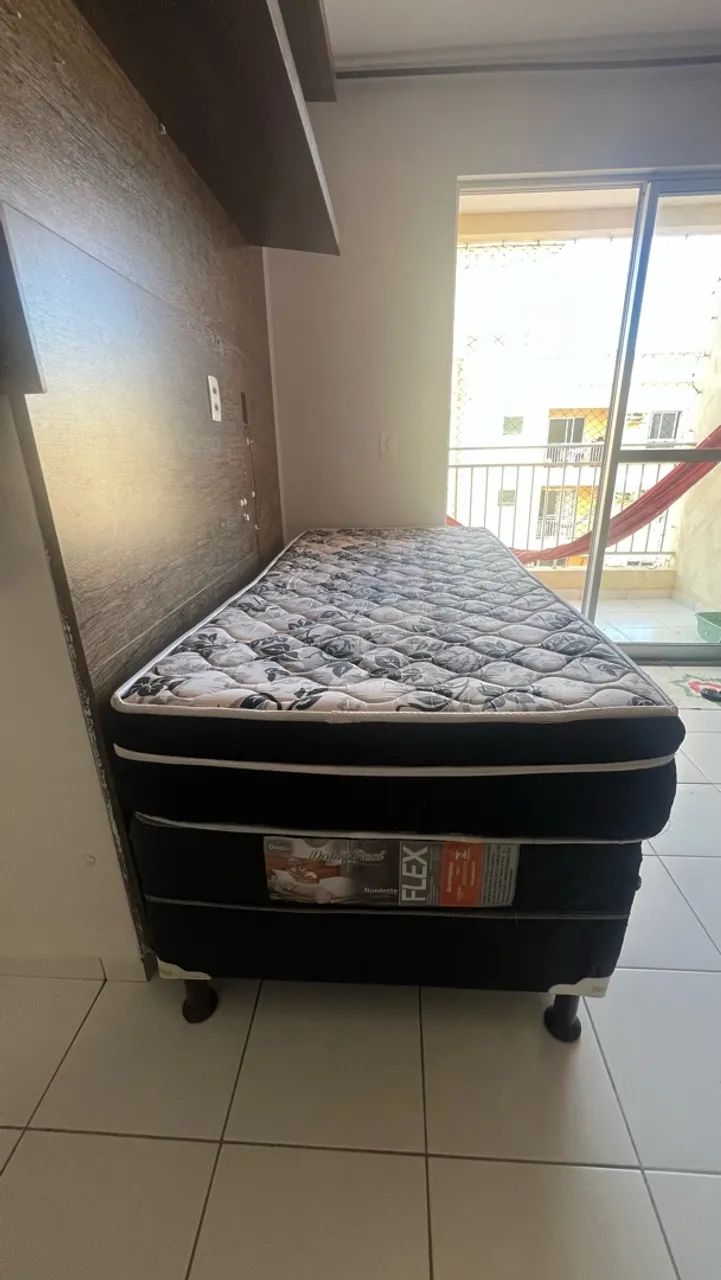Cama Box Solteiro com colchão de molas - Foto 2