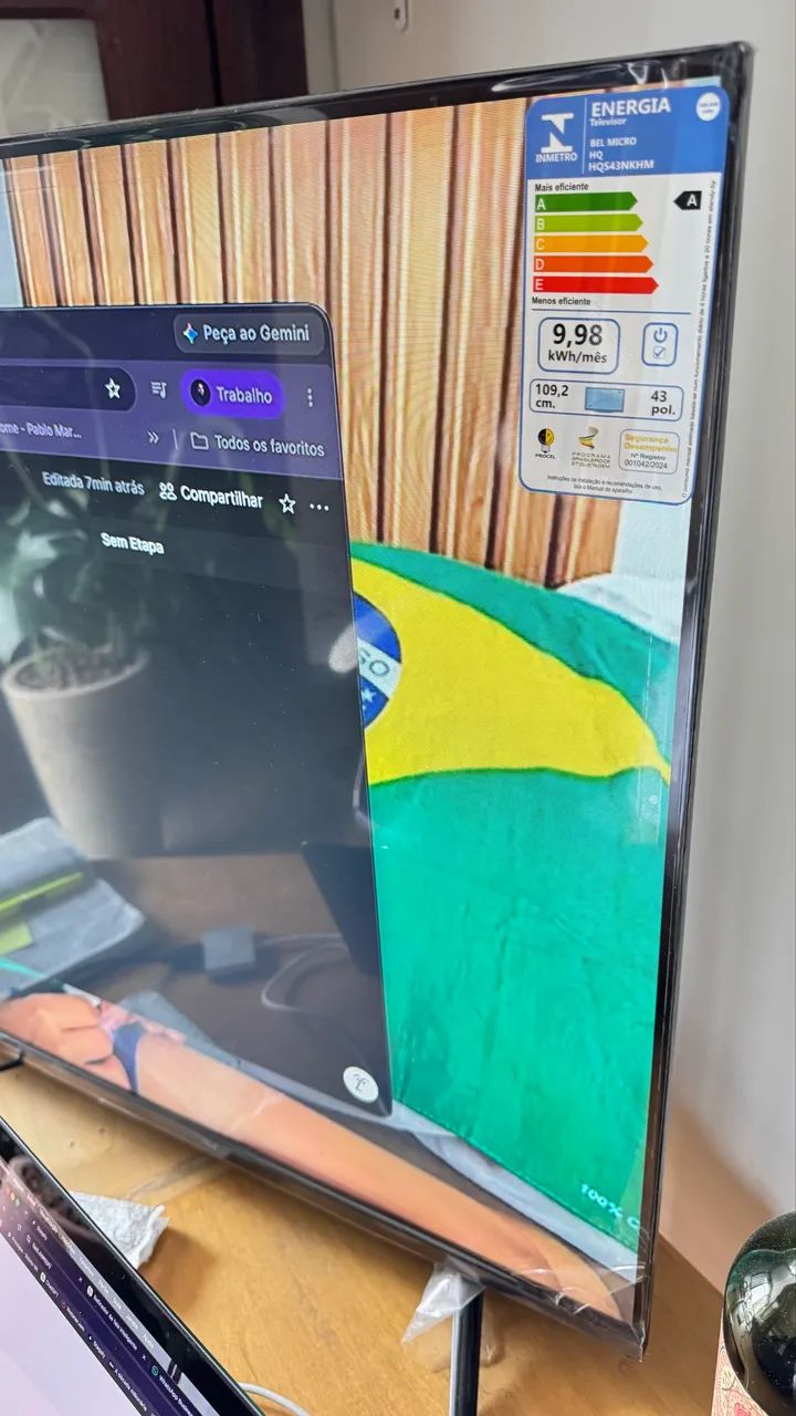 Vendo Tv smart 43 Polegadas no Plástico.  - Foto 2