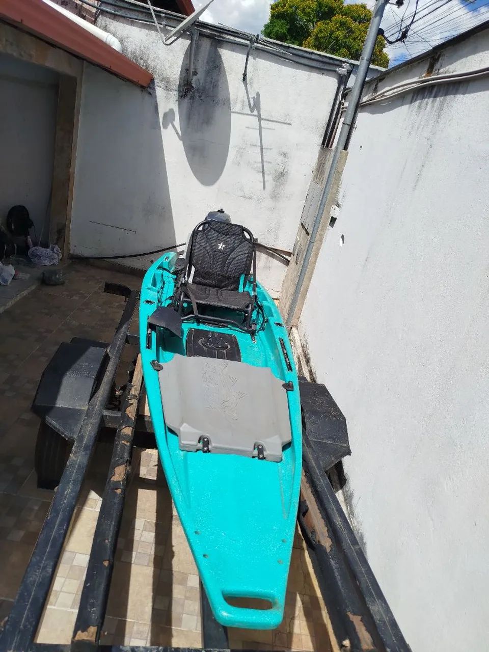 Caiaque Flecha + motor Hidea 5hp - Foto 3
