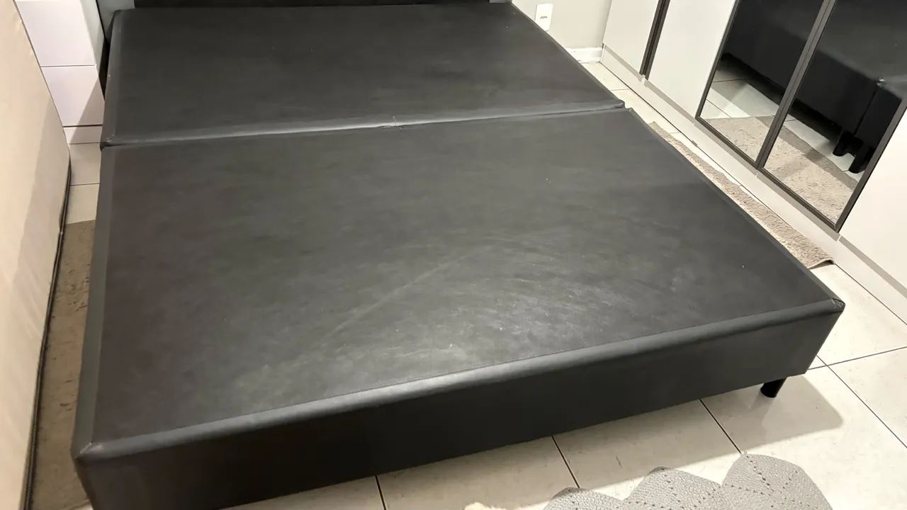 Box cama queen ortobom - Usado