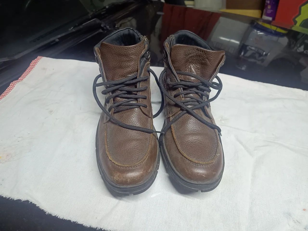 Bota de couro