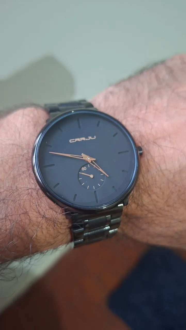 Relógio All Black Rose Gold - Foto 2