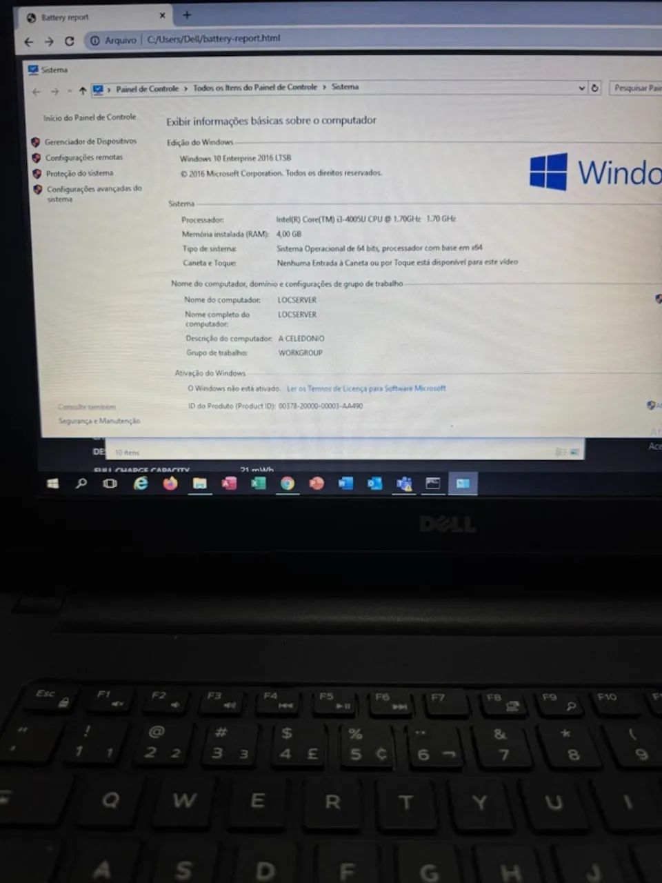 Notebook Dell - Intel Core i3 4005u - 1TB de HD - Venda Rápida - Foto 4