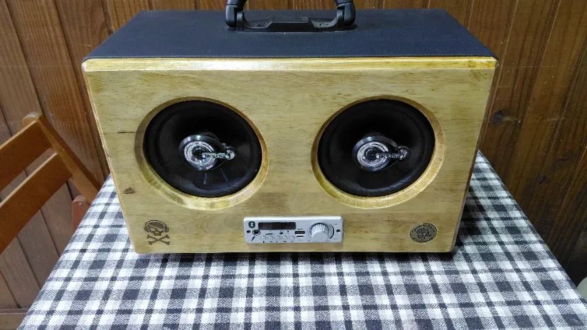 Caixa  de som Bluetooth FM Aux - Foto 5