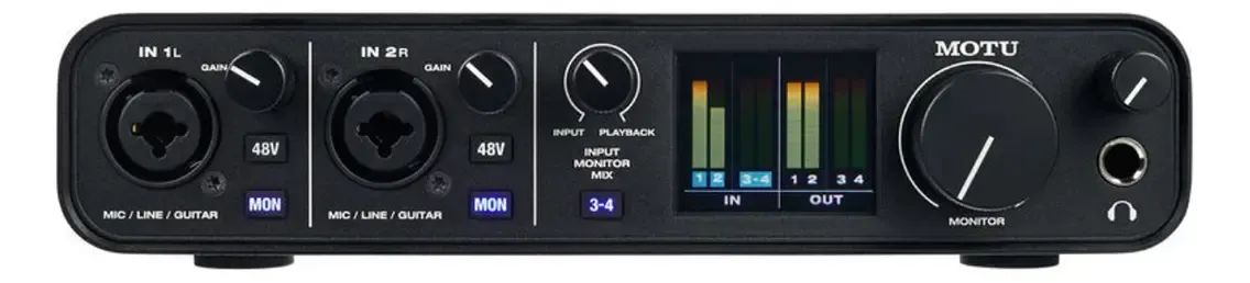 Motu M4 Interface Usb 4x4 + Midi 32 Bits / 192k - Equipamentos e