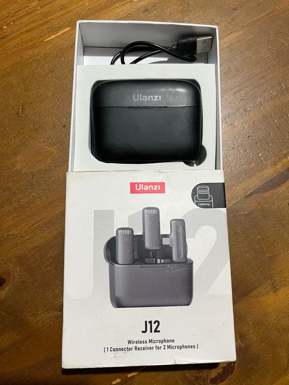 Microfone lapela ULANZI J12 