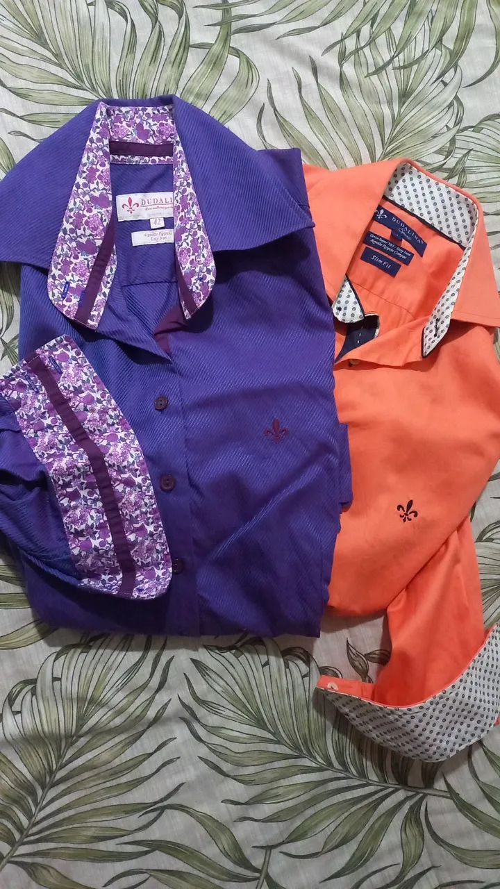 2 lindas camisas dudalina ,veste 42 . - Foto 4