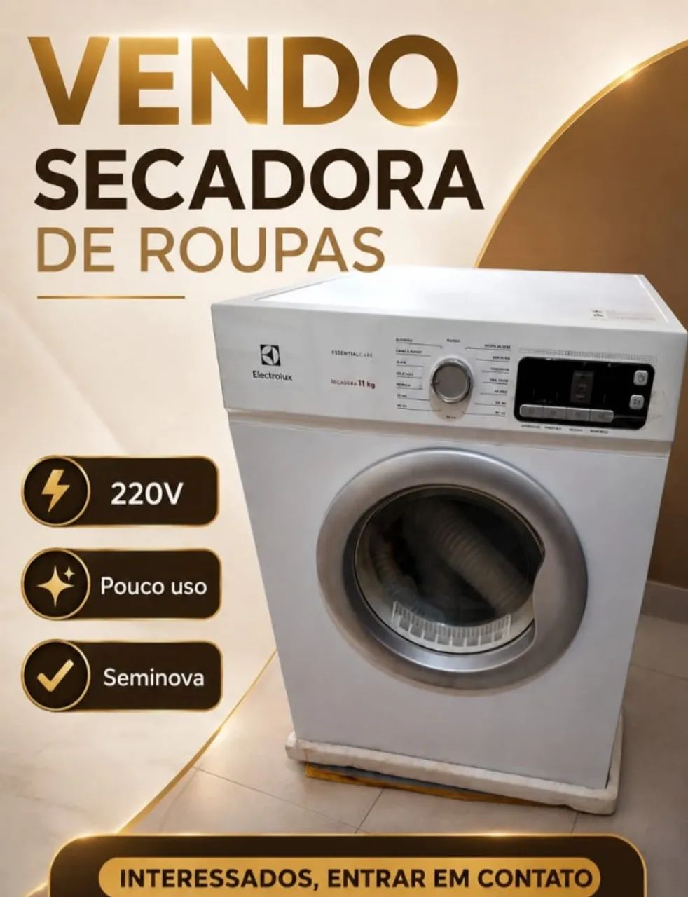 Secadora de roupas Electrolux 