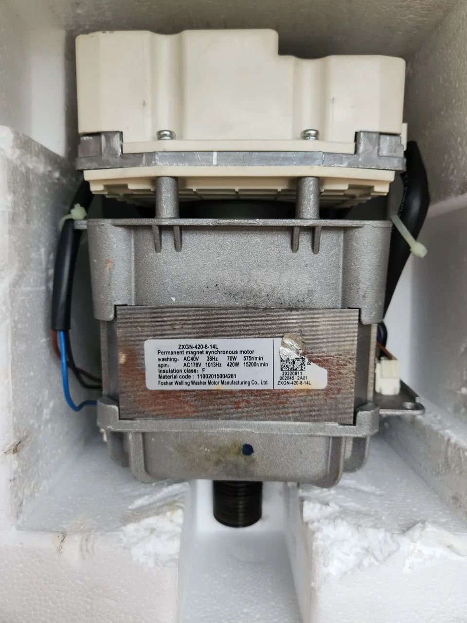 Motor Lava e Seca Inverter Midea 