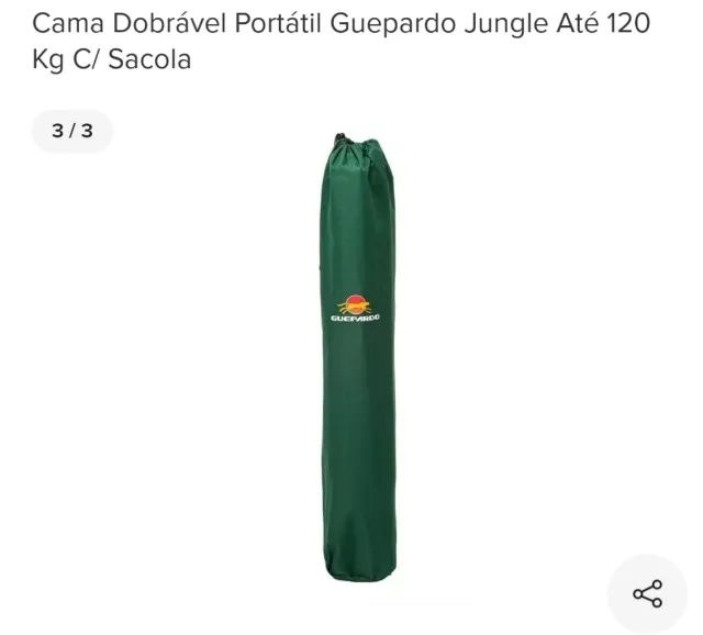 2 CAMAS PORTÁTEIS GUEPARDO - Foto 4