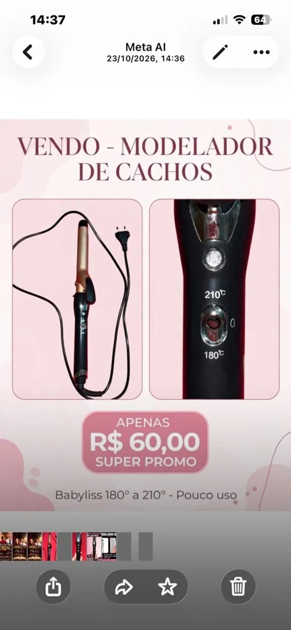 Modelador de cachos  - Foto 2
