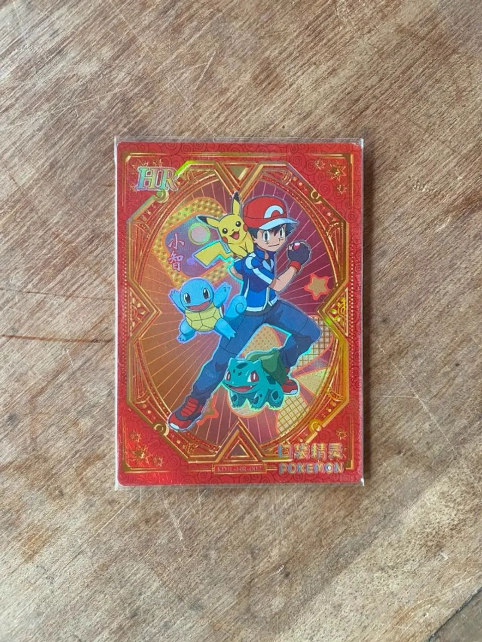 Ash, Red, Misty e Brock HR Kayou Eif Baby Cards Pokémon - Foto 4