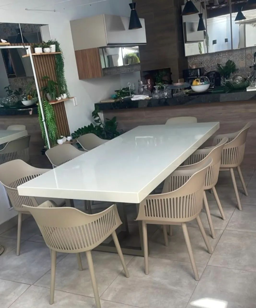 Mesa pedra de ardósia laqueadas  - Foto 2