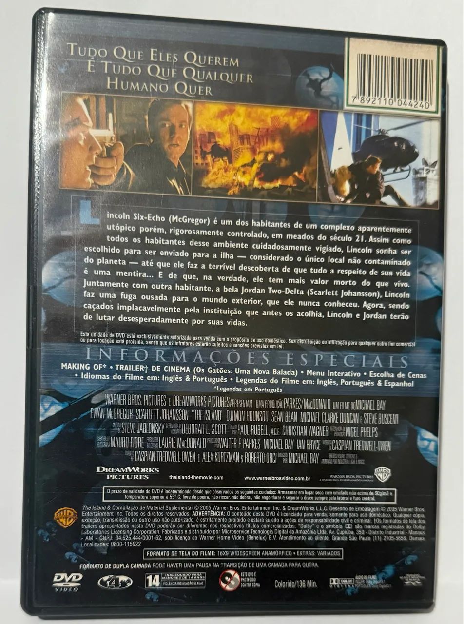 A ilha | Filme DVD - Foto 3