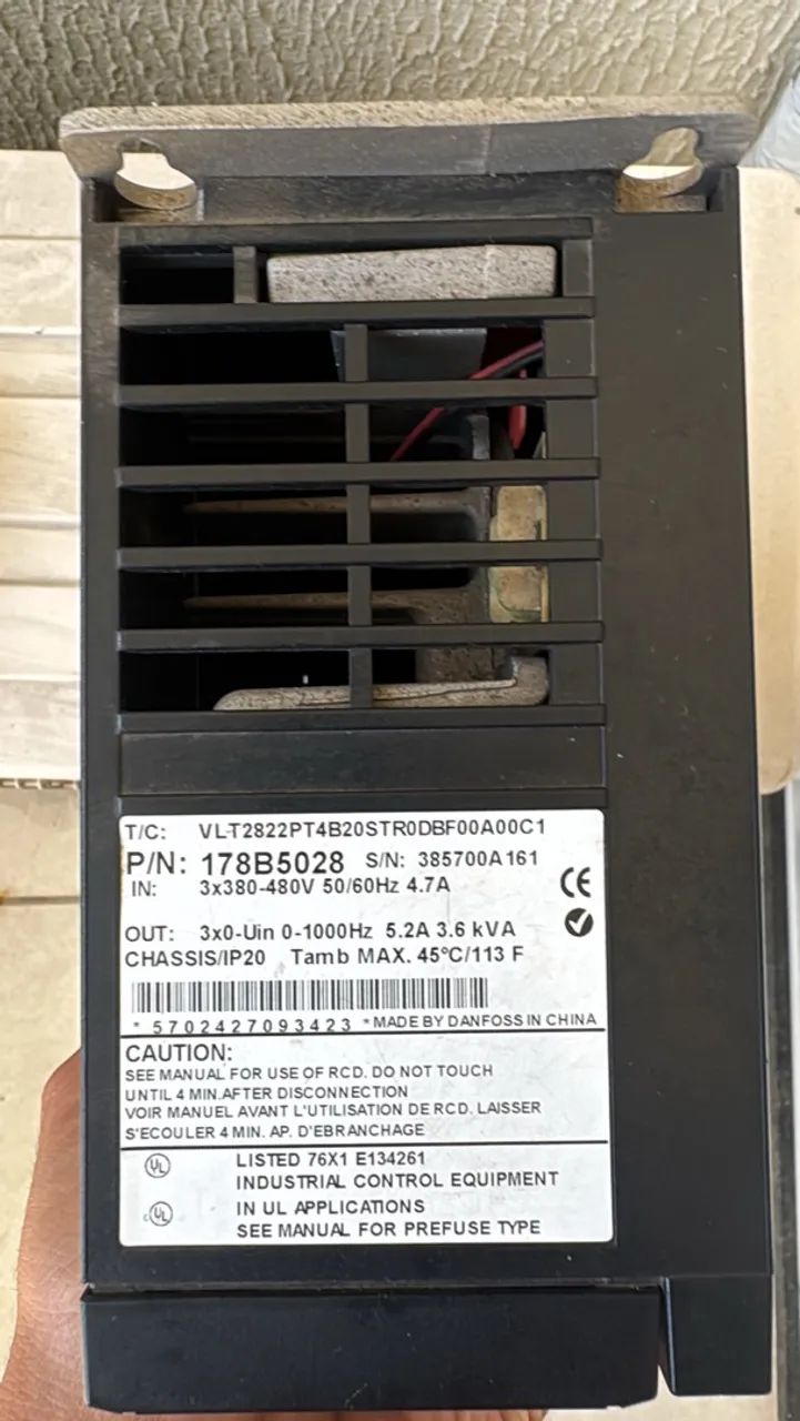 INVERSOR DANFOSS VLT 2800 - Foto 3