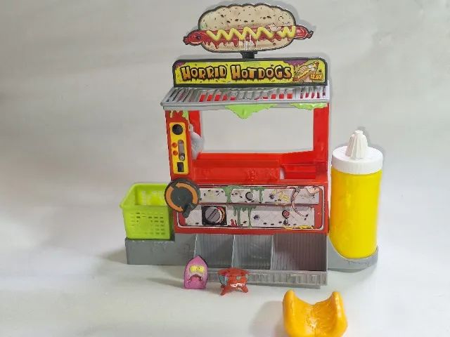 BRINQUEDO MÁQUINA DE DOG PODRE-THE GROSSERY GANG SEMINOVA ÓTIMA C