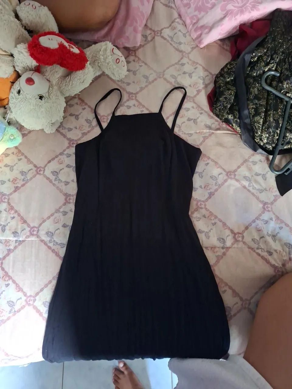 Vestido Longo Preto com Amarração nas Costas  - Foto 3