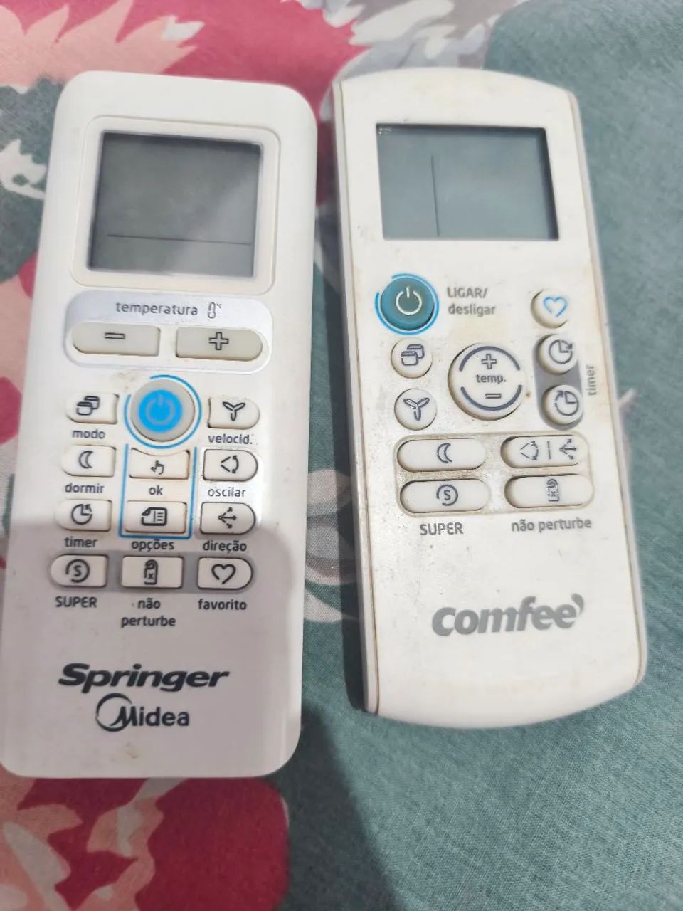 Controle de ar condicionado 