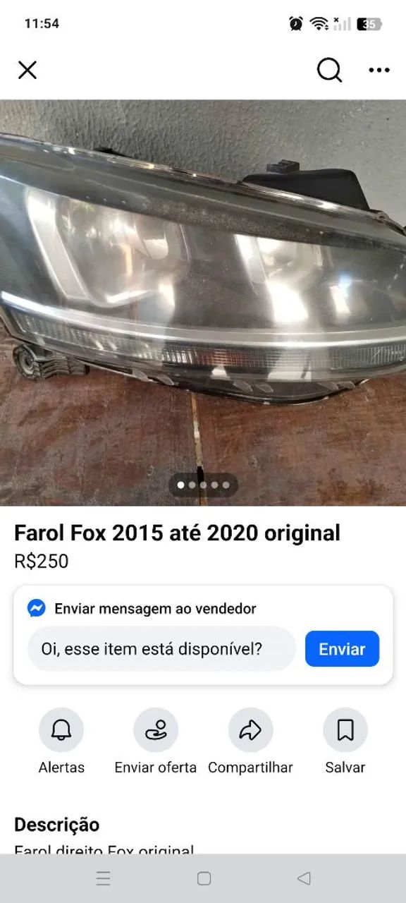 Par farol Fox 2019