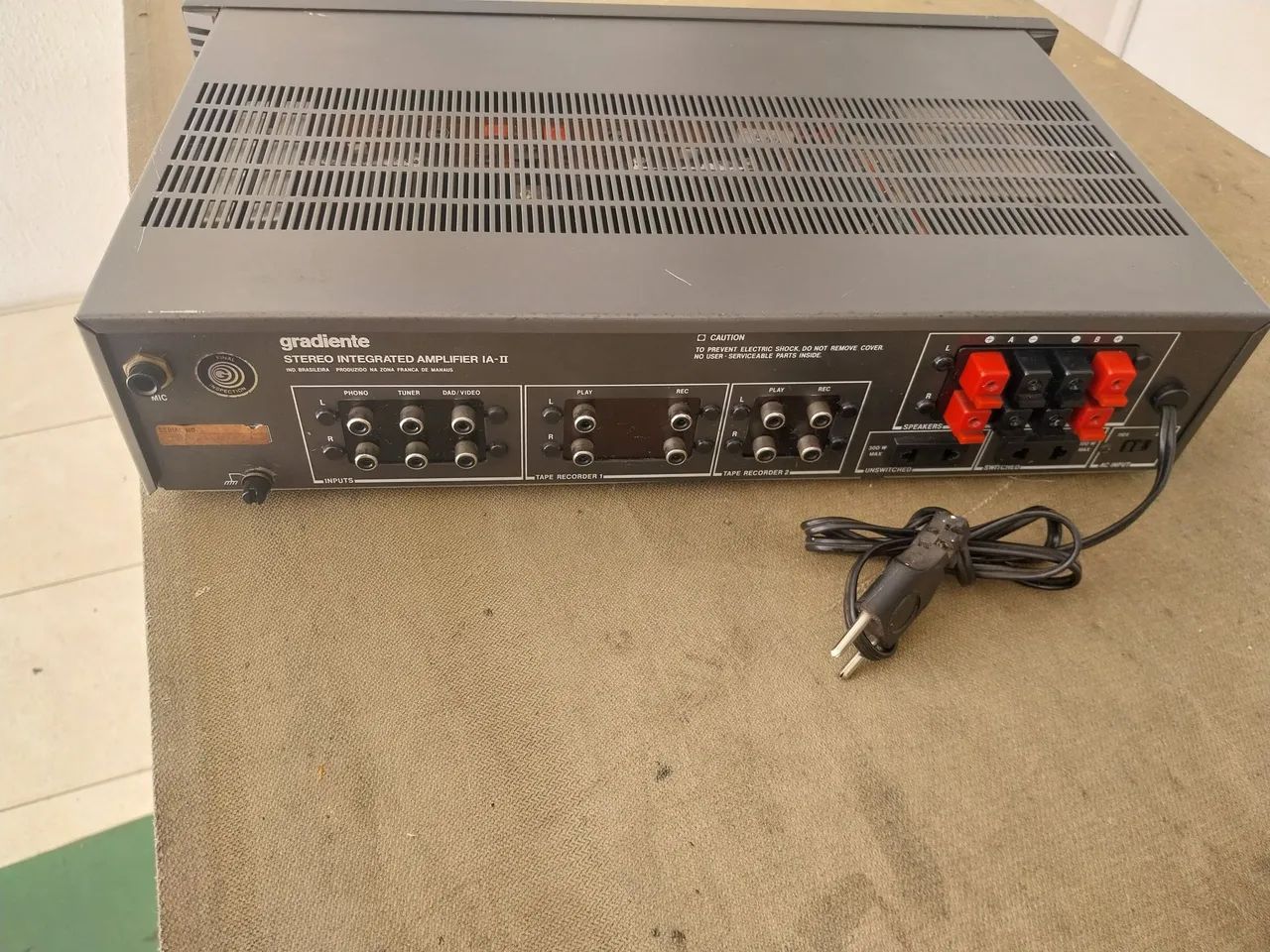 Vendo receiver Gradiente modelo IA2 conservado e funcional.  - Foto 5