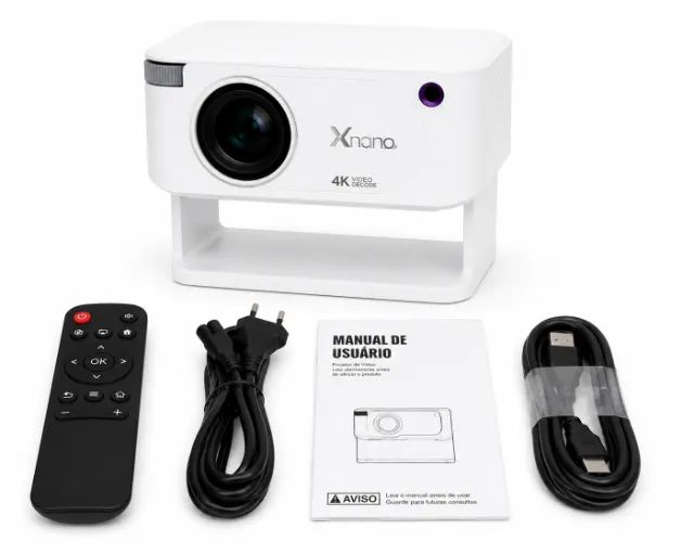 Mini Projetor Smart com Android Wi-Fi Full HD - Foto 2