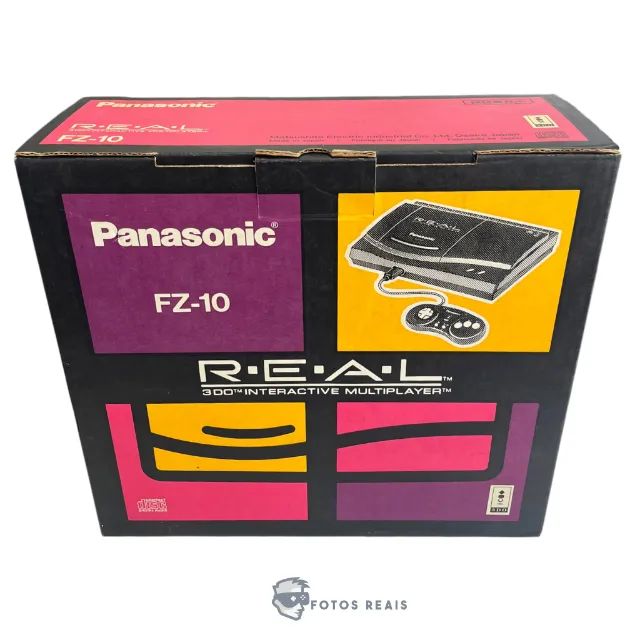 CONSOLE PANASONIC 3DO FZ-10 (JPN) NA CAIXA + 5 JOGOS DE BRINDE