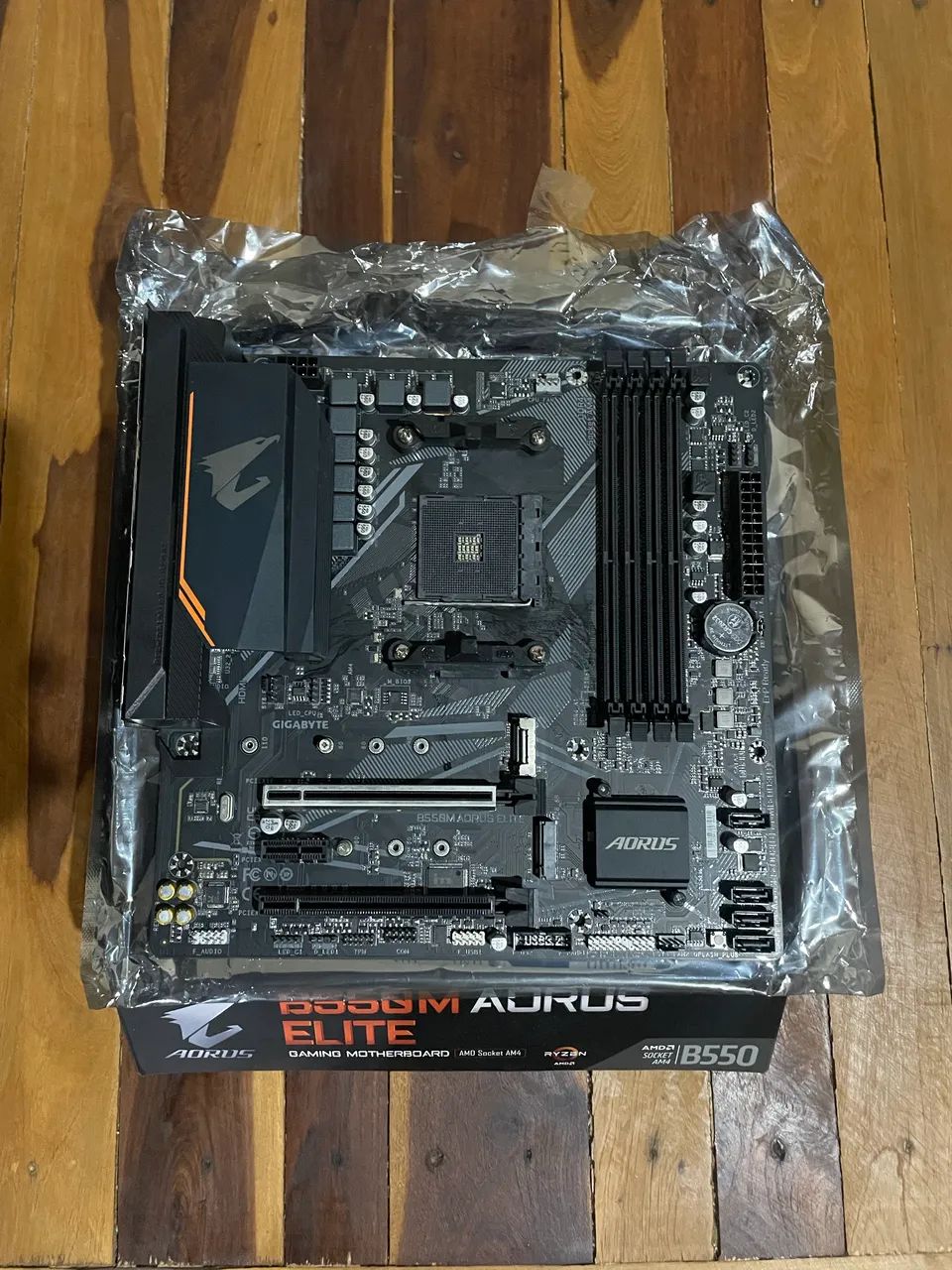 PLACA-MÃE B550M AORUS ELITE ? EXCELENTE ESTADO! - Foto 2