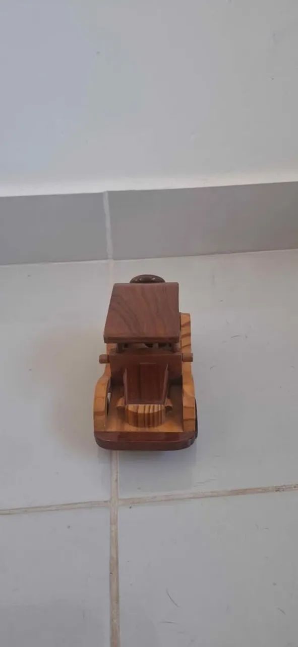 URGENTE PRA HOJE CARRINHO DE MADEIRA ARTESANAL - Foto 3