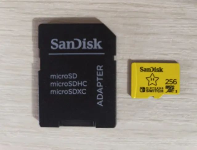 Micro SD 256 gb - Nintendo Switch