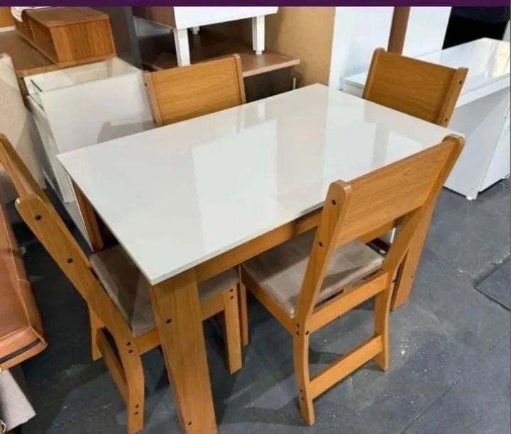 Mesa com 4 cadeiras - entrego hoje  - Foto 2