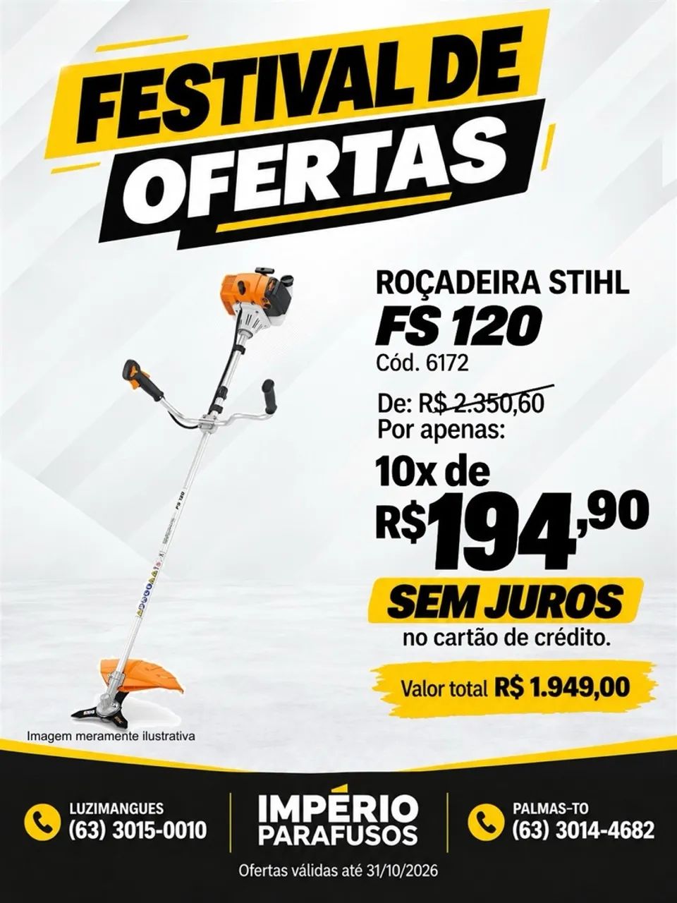 Roçadeira FS 120 Stihl  - Foto 2