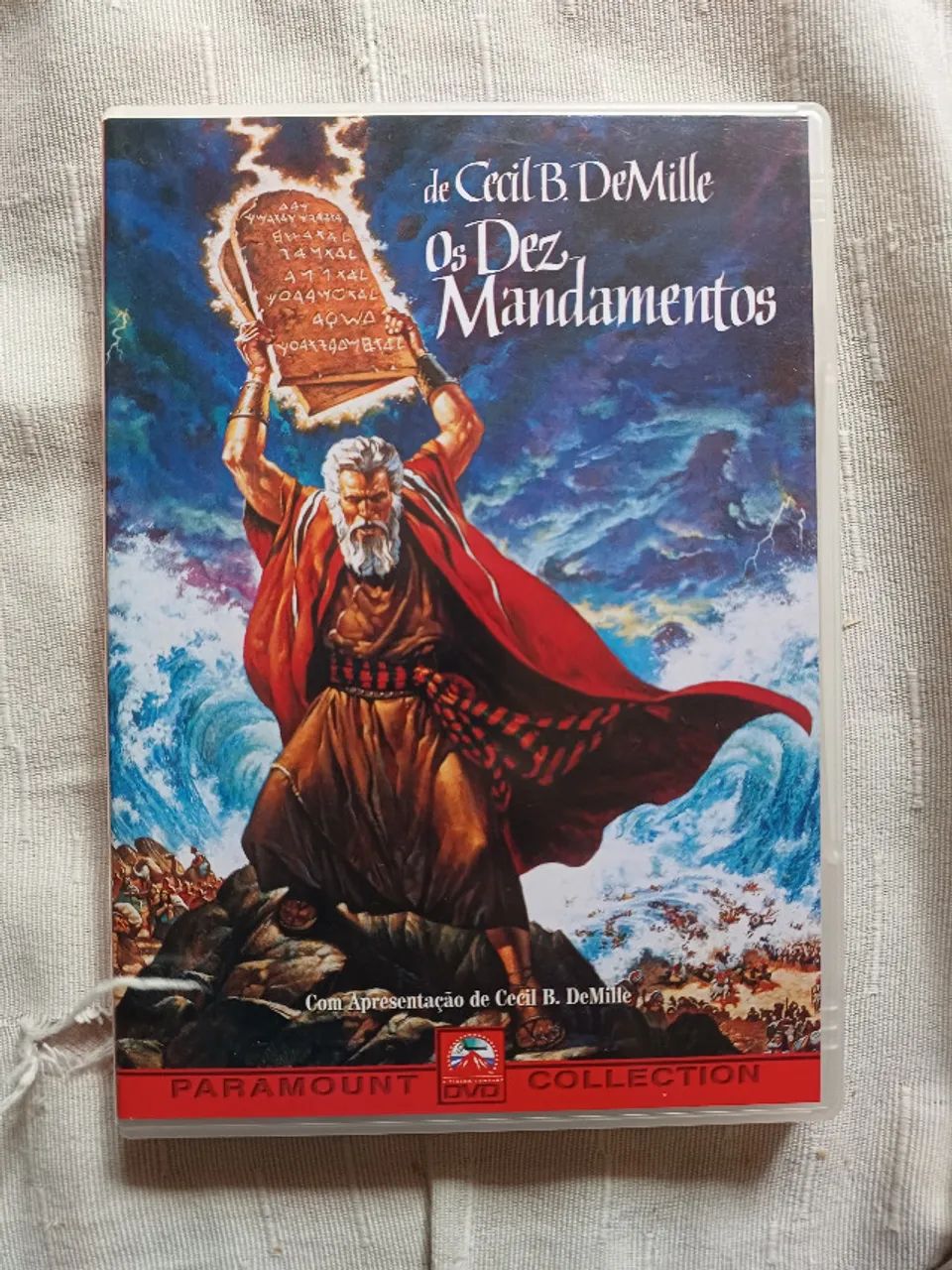 DVD Duplo Os Dez Mandamentos - Paramount Collection - Excelente / Impecável Estado