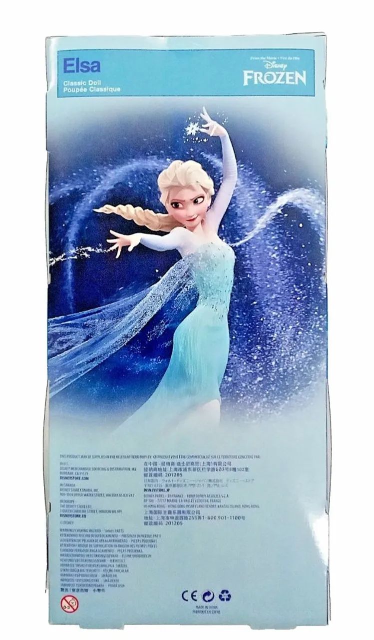 BONECA BARBIE ELSA PRINCESA DISNEY STORE COM PET NOVA LACRADA - Foto 2