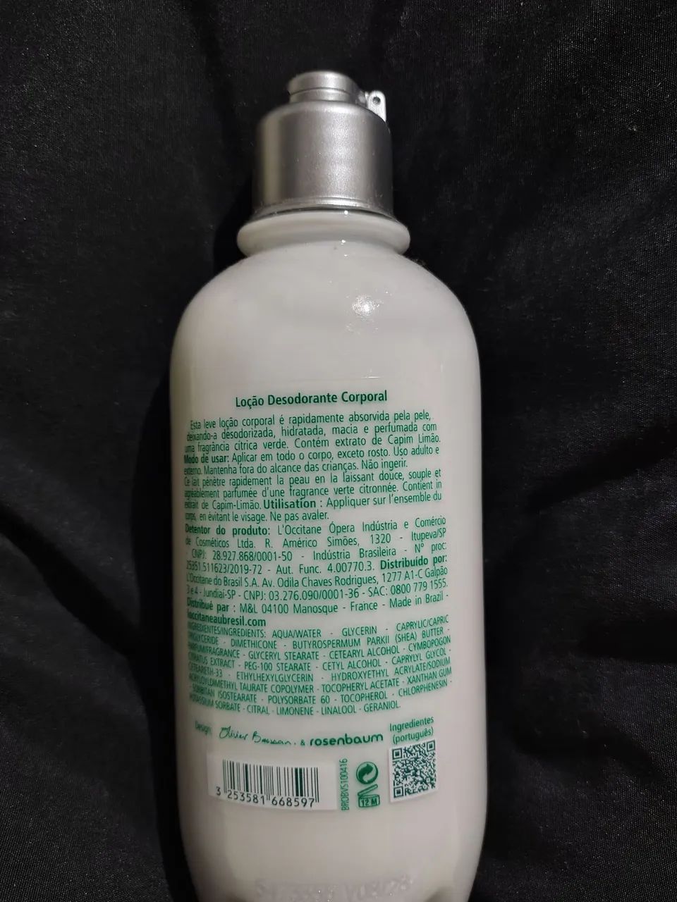Loção Corporal Capim-Limão - L?Occitane au Brésil | 250ml ? - Foto 3